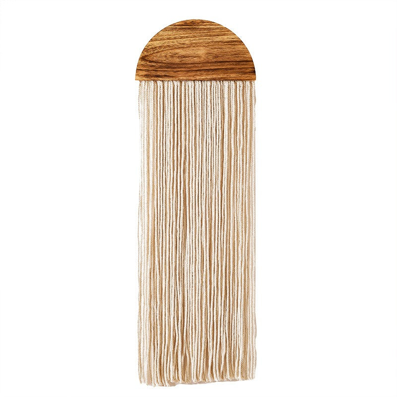 Handmade Boho Semi-Circle Macramé Wall Hanging – 25 cm Wide