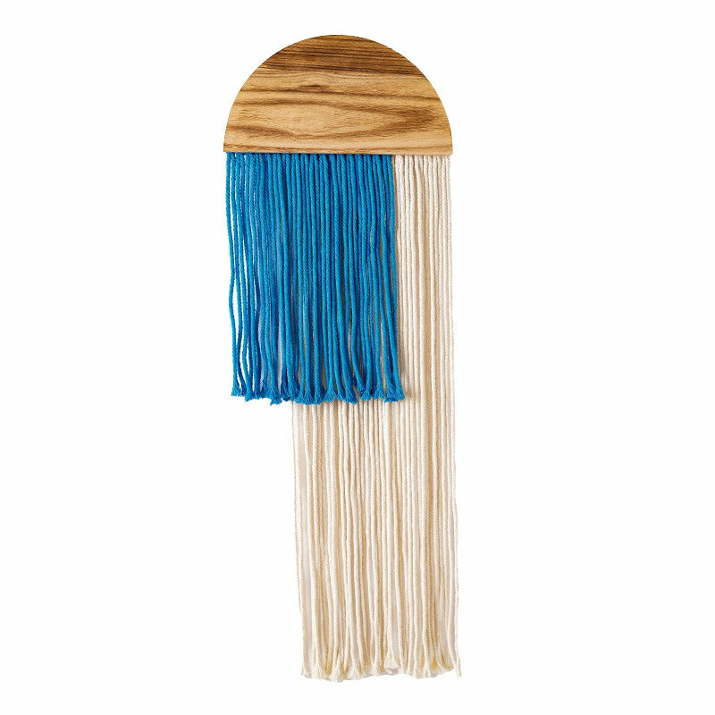 Handmade Boho Semi-Circle Macramé Wall Hanging – 25 cm Wide