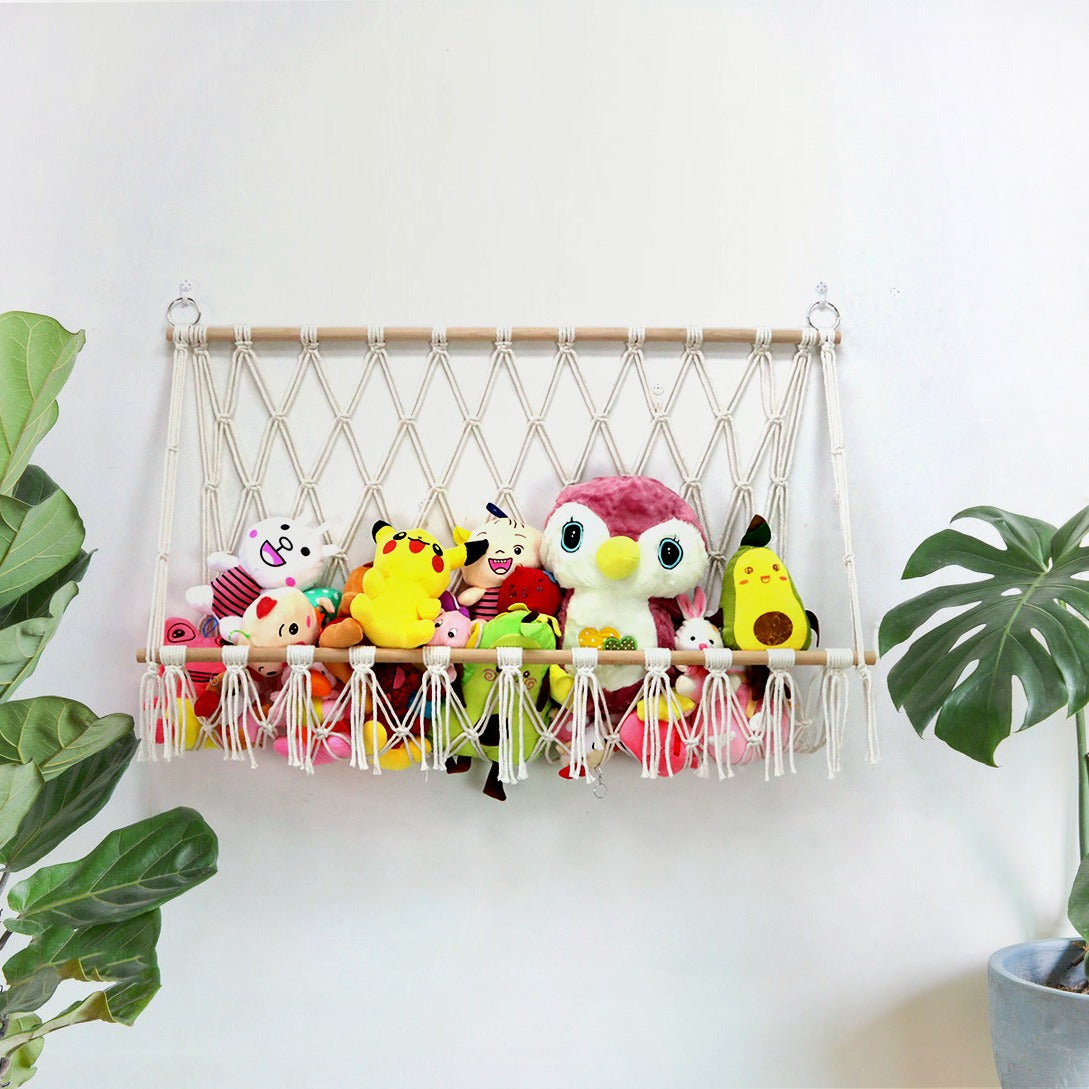 Macramé Wall Hanging – Handmade Cotton (100 × 60 cm)
