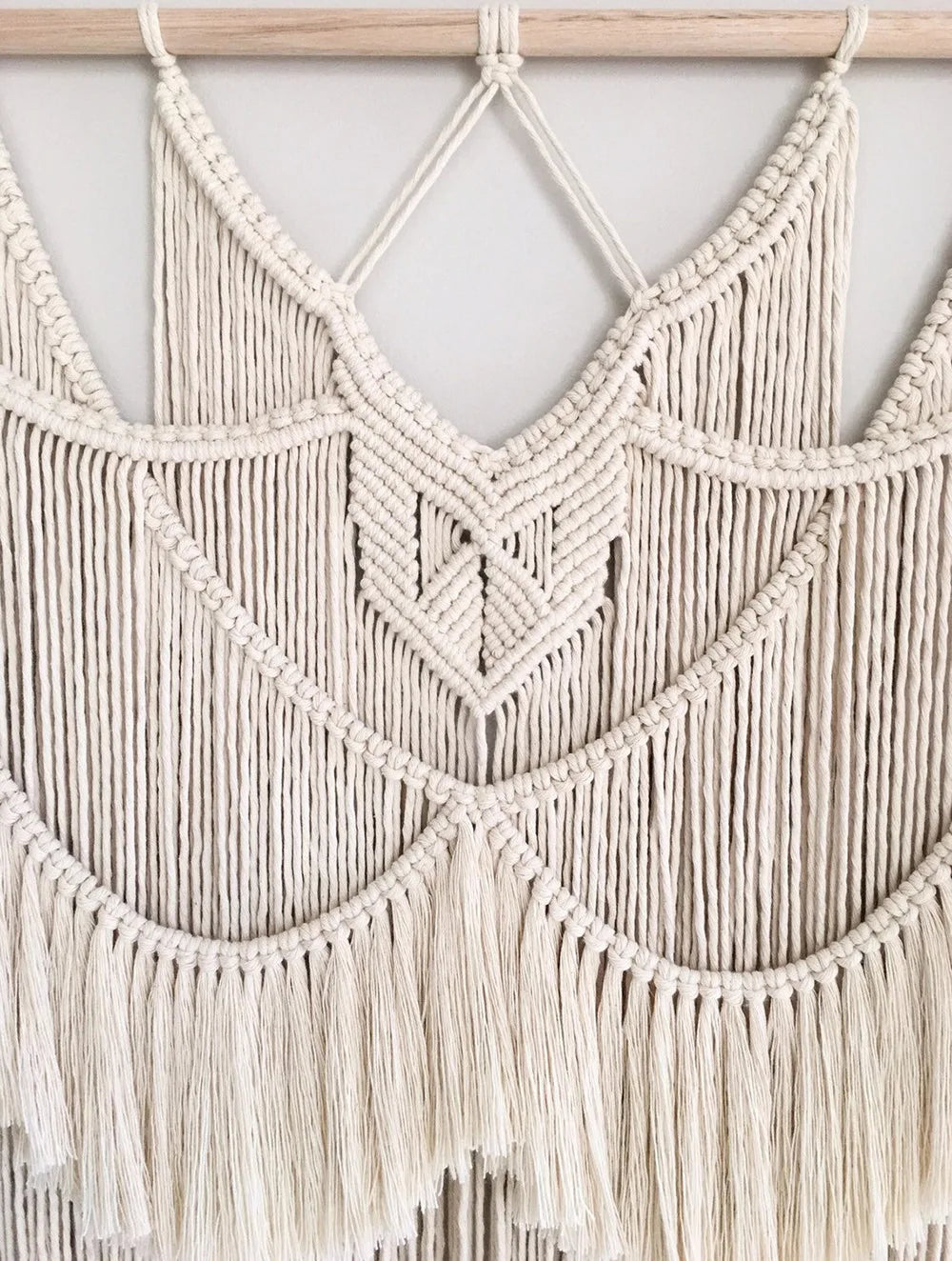 Large & Small Macramé Wall Hanging – Boho Woven Tapestry for Living Room & Bedroom Wall Decor
