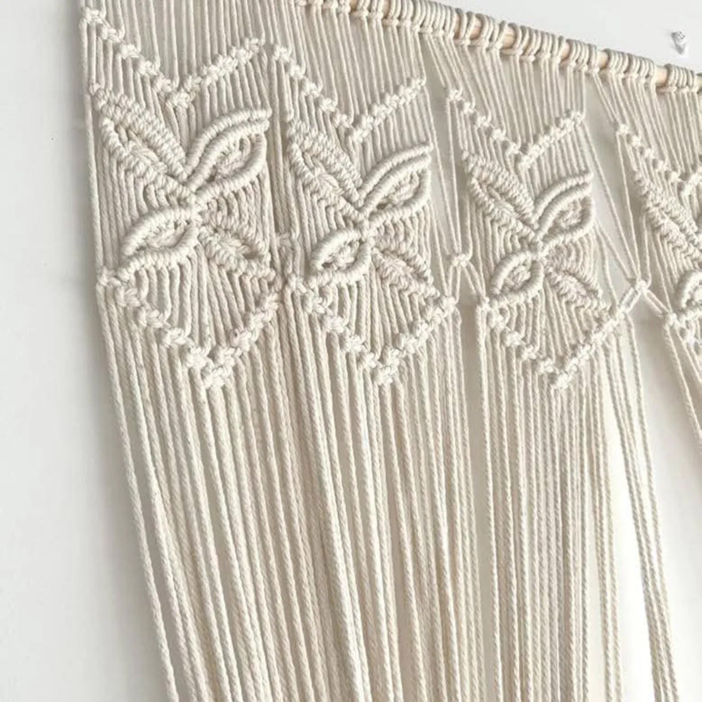 Bohemian Macramé Curtain – 90 x 180 cm